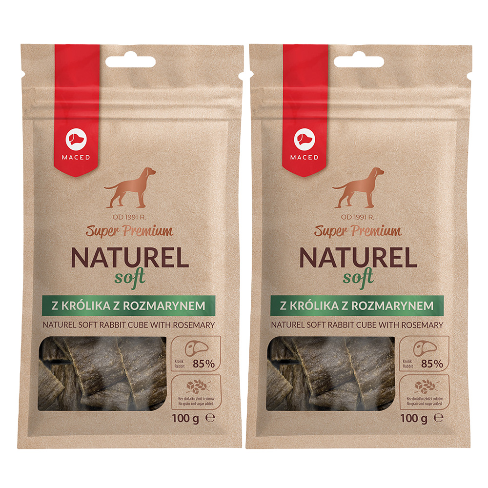 Maced Przysmak dla Psa Smakołyki z Krolika z Rozmarynem Naturel Soft Smaczki 2x100g